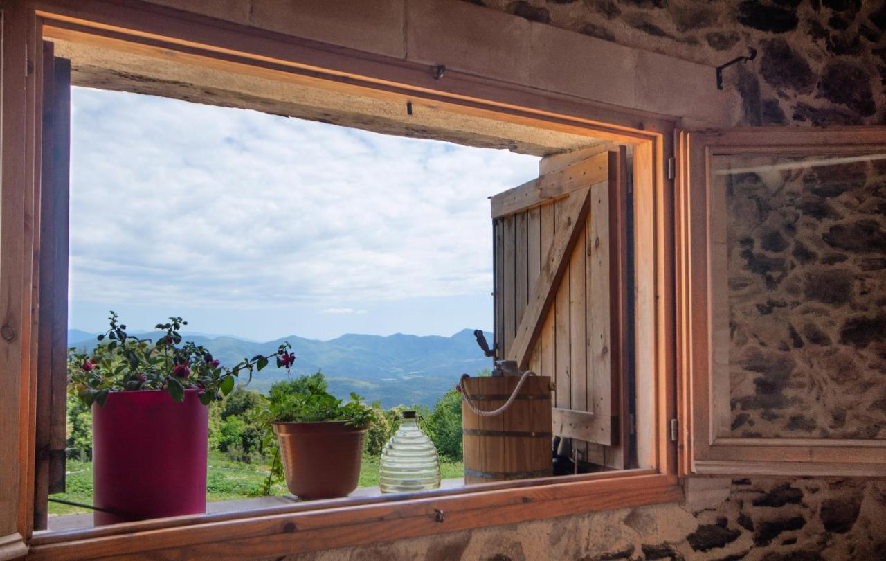 Apartamento Duplex Rural Con Chimenea Y Vistas Panoramicas Desde La Cama Sant Marti Sacalm Ngoại thất bức ảnh