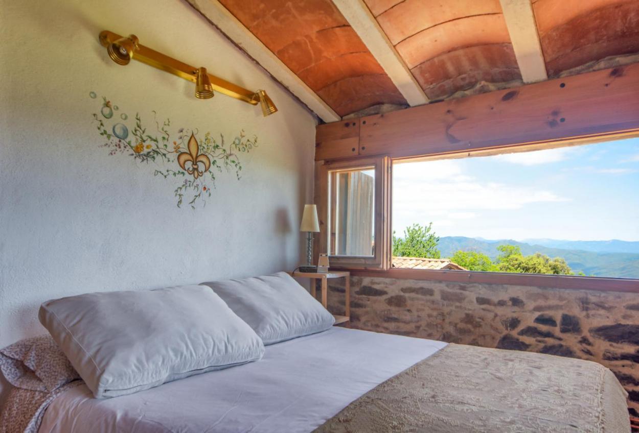 Apartamento Duplex Rural Con Chimenea Y Vistas Panoramicas Desde La Cama Sant Marti Sacalm Ngoại thất bức ảnh