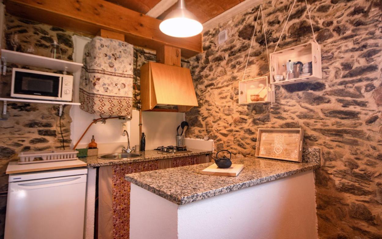 Apartamento Duplex Rural Con Chimenea Y Vistas Panoramicas Desde La Cama Sant Marti Sacalm Ngoại thất bức ảnh