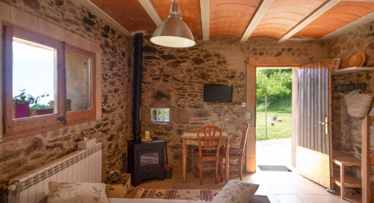 Apartamento Duplex Rural Con Chimenea Y Vistas Panoramicas Desde La Cama Sant Marti Sacalm Ngoại thất bức ảnh