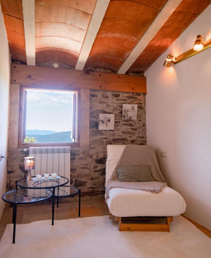 Apartamento Duplex Rural Con Chimenea Y Vistas Panoramicas Desde La Cama Sant Marti Sacalm Ngoại thất bức ảnh